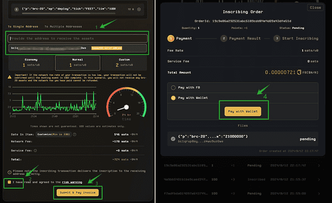 分形比特币（Fractal Bitcoin）测试交互保姆级教程