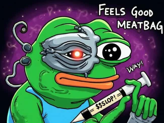 AI模因币SLOP诞生24小时内飙升56000%