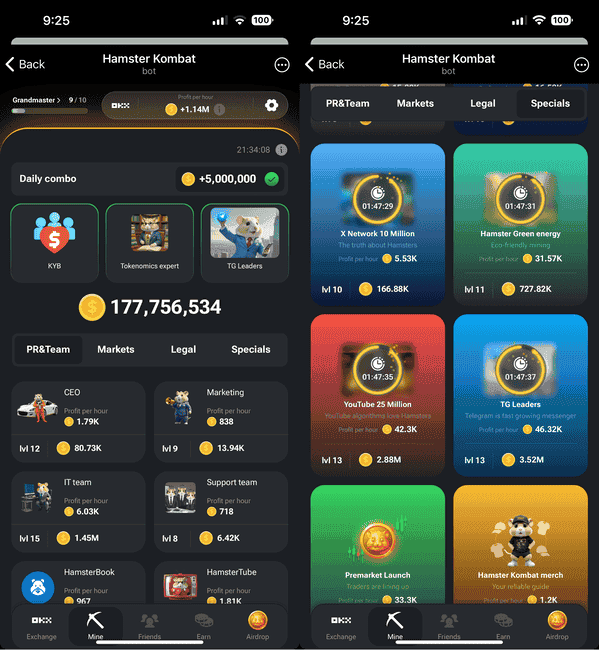 Hamster Kombat：基于 Telegram 的点击赚钱游戏与代币空投