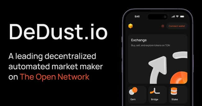 TON最大DEX「DeDust」：APR超80%的兑换、加流动性、质押、跨链全攻略