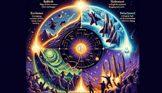 加密牛市四阶段:重生至脱节,加密货币的阶段性高潮