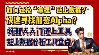 链上数据分析工具盘点：轻松获取加密Alpha，快速入门