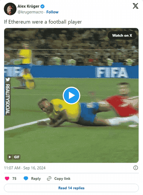 以太坊危机加剧？ETH对BTC汇率跌至三年来新低，FUD情绪弥漫！