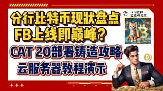 比特币最新动态：FB 上线即巅峰？CAT Protocol 热度飙升，部署铸造攻略详解 | 云服务器教程演示 | Fractal Bitcoin 深入解析