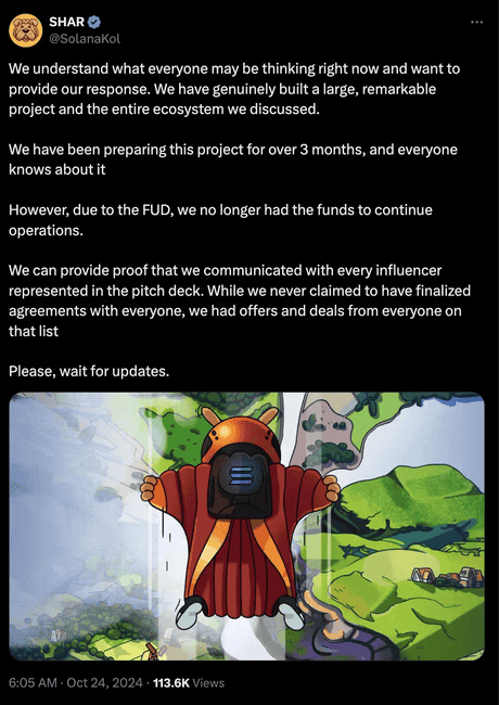 SHAR惊天骗局曝光！6000万meme一夜归零，12小时狂卷300万巨款！