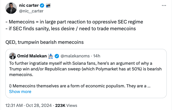 Meme币未来走向何方?特朗普若胜出,市场将如何风起云涌?