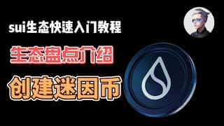 快速上手 Sui 生态,阿晨教你如何参与 Sui 上的 Meme 币,并轻松发币!#okx #btc