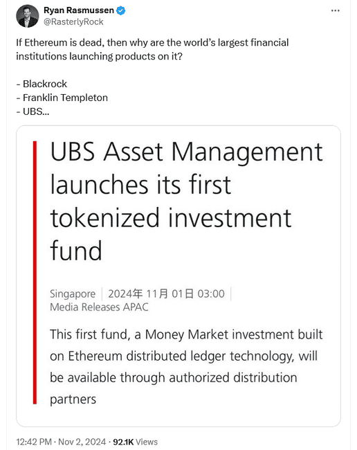 21Shares：以太坊类比90年代亚马逊