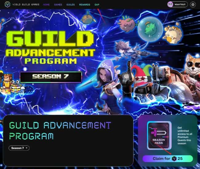 YGG Guild Advancement Program第七季空投活动全攻略