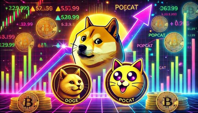 狗狗币引领动物系Meme热潮,Popcat势头猛,CatSlap两日暴涨7000%