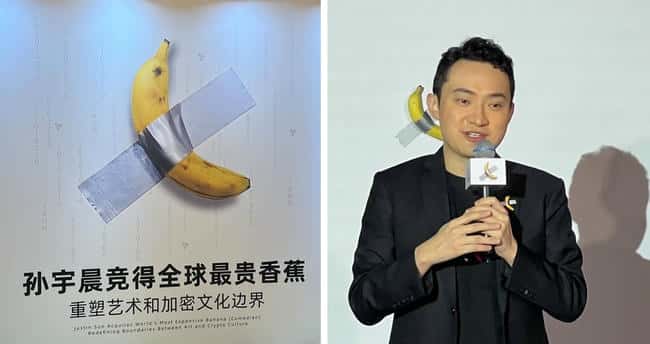 孙宇晨品尝两亿元香蕉：艺术之味，果然非凡