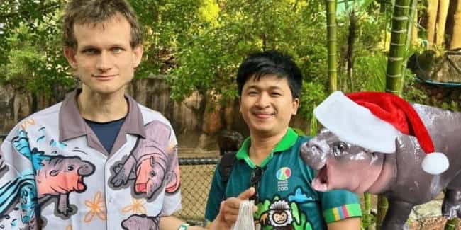 V神圣诞豪捐！1000万泰铢助力弹跳猪，以太坊MOODENG币价飙升100%