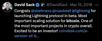 美国首任AI加密官员David Sacks力挺比特币：回顾其2013年购币及颂扬中本聪的十大言论