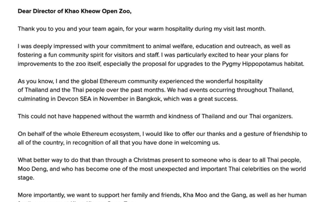 V神圣诞豪捐！1000万泰铢助力弹跳猪，以太坊MOODENG币价飙升100%