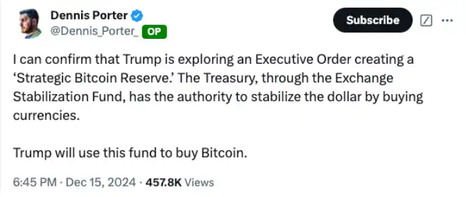 比特币储备法案若获通过，或颠覆加密货币四年周期规律