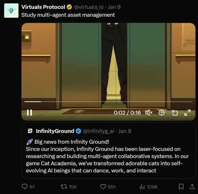 Virtuals在AI Agent平台中崭露头角，先发优势并非唯一秘诀