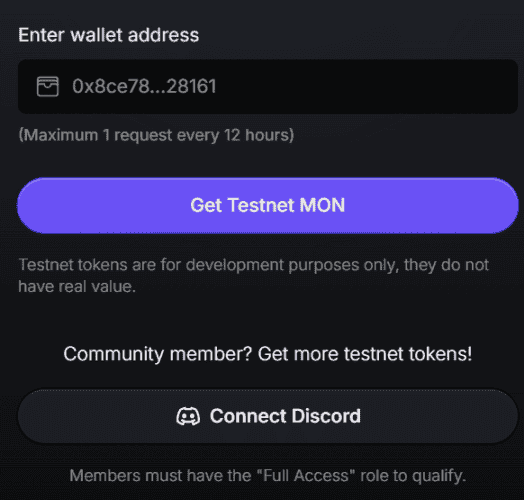 Monad天王项目测试网上线：淘金手册交互指南全解析