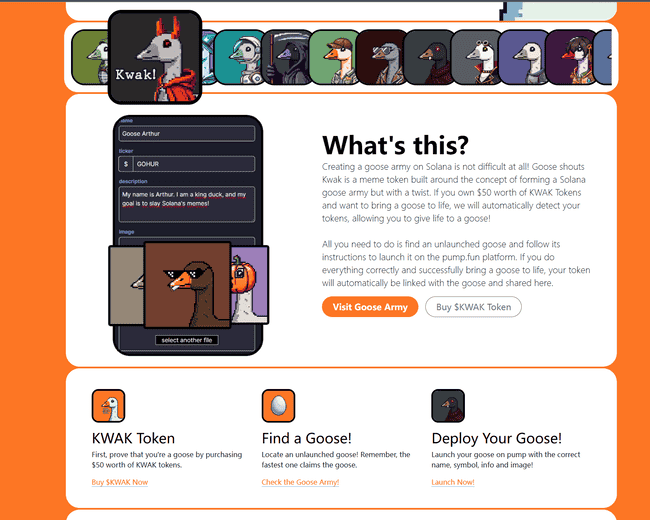 Solana鹅军团走势引关注:今日Meme揭示归零还是暴涨命运?