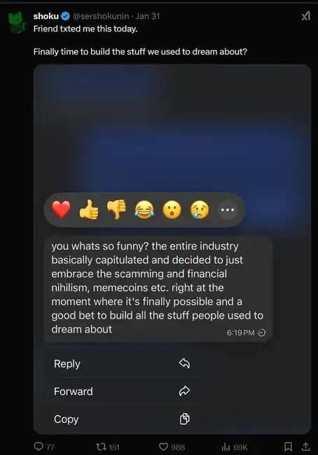 加密市场疲态尽显:VC币到Meme热潮后的反思