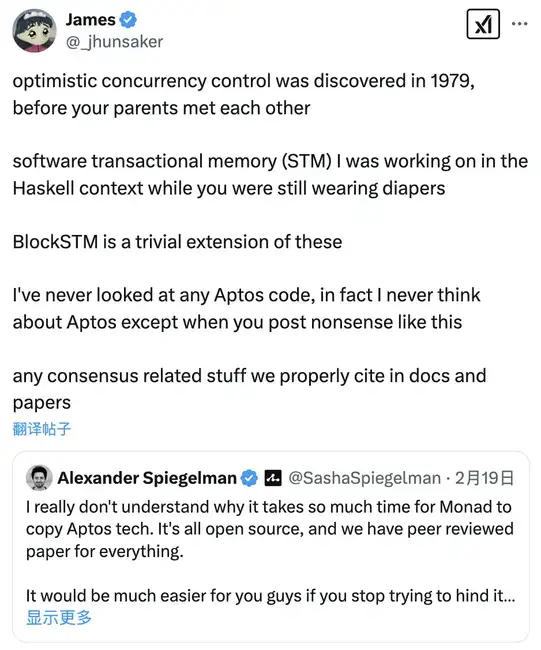 Aptos与Monad争议升级:抄袭指控背后的技术之争还是流量博弈?