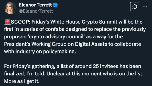 揭秘白宫加密峰会：25个神秘席位背后的大佬们