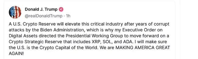 美国正式将比特币纳入储备，加密市场将迎来新一轮巨浪？