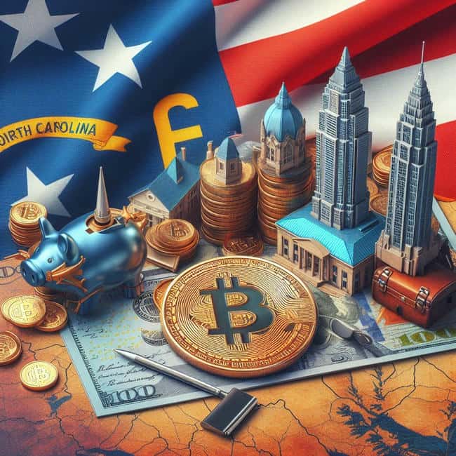 北卡罗莱纳州引领潮流：法案提议定投比特币储备，锁定10%基金购买BTC并冷藏