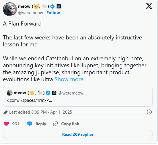 Solana生态治理实验告急：7500万JUP解锁或引发生态崩溃前兆