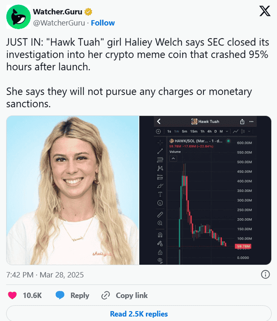 从吐痰鹰到特朗普：加密货币信任链崩塌进行时