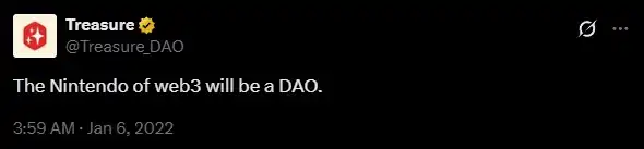 TreasureDAO：Web3版任天堂的陨落之路