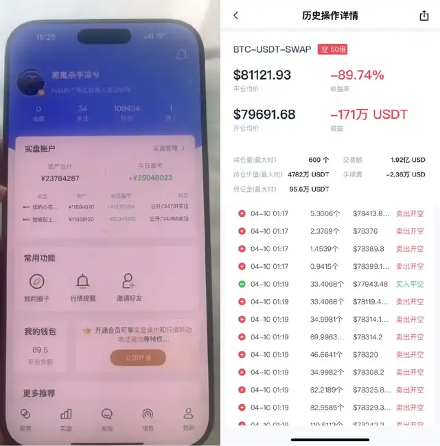 从狂赚2500万到一天亏半，凉兮的财富深陷杠杆魔咒