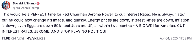 鲍尔不急降息，称美国经济强劲；川普批评：行动迟缓