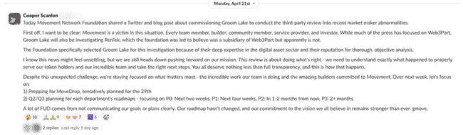 惊天大骗局！Coindesk揭露Layer2黑幕：Movement Lbs遭操控，6600万代币一夜蒸发3800万！