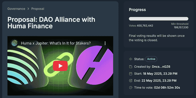 Huma Finance燃爆Jupiter预售：PayFi革命引爆Solana生态核聚变！