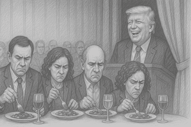 揭秘川普迷因币盘子晚宴：味蕾灾难与20分钟闪电现身！