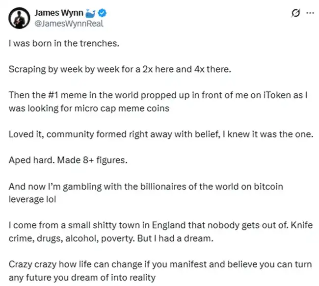 从10u战神到12亿合约巨鲸:James Wynn的疯狂赌博传奇!