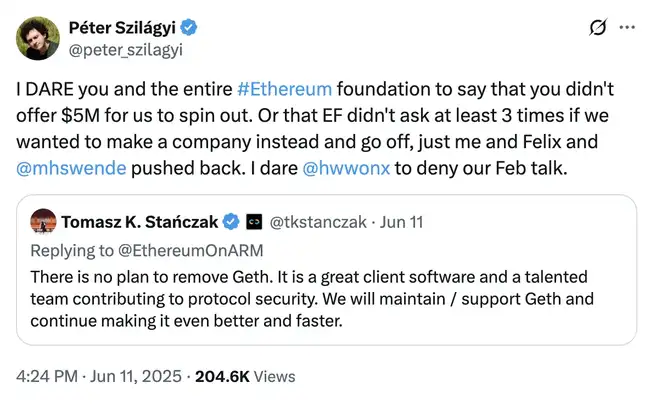 以太坊权力风暴：V神清仓、元老叛逃与3000亿帝国的生死内幕