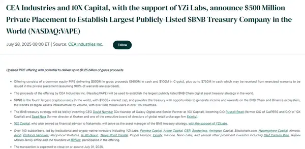 华人首富的BNB财库，暴涨600%后还能继续印钞吗？