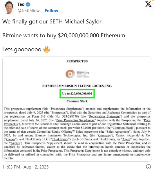 以太坊冲破4600美元！加密市场狂热牛市全面爆发