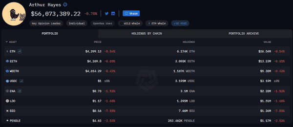 深度解析小黑哥：Arthur Hayes的真实持仓与财富揭秘！
