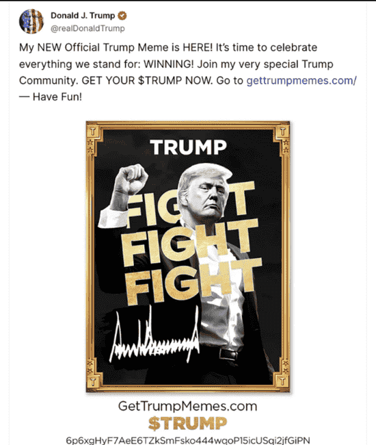 特朗普币飙升，第一夫人紧跟推出加密货币：总统效应引发市场狂热？