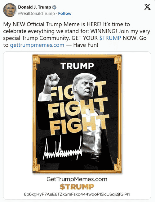 特朗普全家齐上阵！梅拉尼娅加密货币震撼发布，市值竟超老公一半！