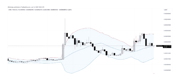 柴犬币SHIB布林带信号显现，预示即将暴涨50%？
