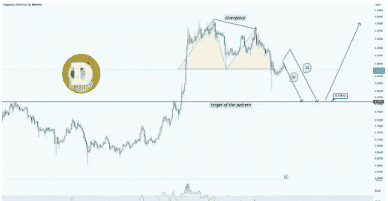 狗狗币（DOGE）双顶模式预警，0.2美元支撑位岌岌可危