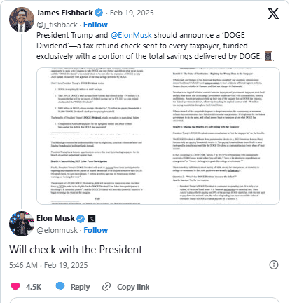 马斯克狗狗币红利引爆全民热潮，白宫否认掌控权，上演币圈闹剧？