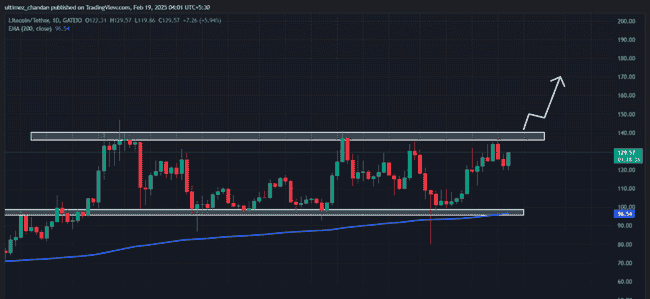 莱特币(LTC)逆势上扬,加密下行潮中望涨30%?