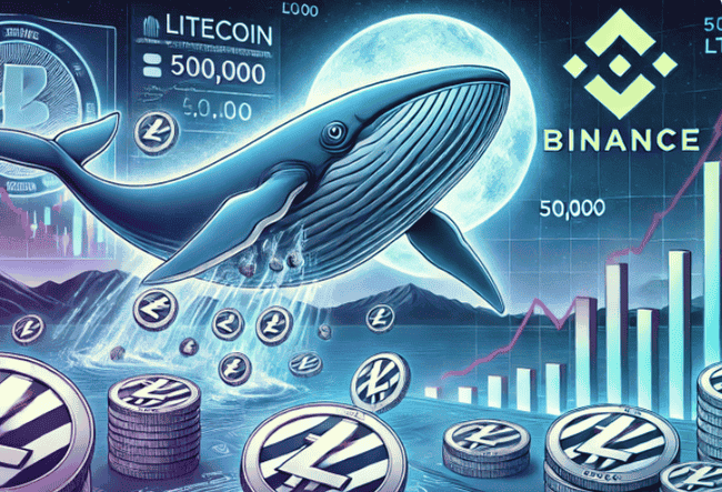 莱特币巨鲸存入币安50万枚LTC，价格下跌趋势会持续吗？