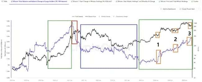 比特币鲸鱼加速囤币，81000美元反弹后历史重演？与2020年如出一辙！