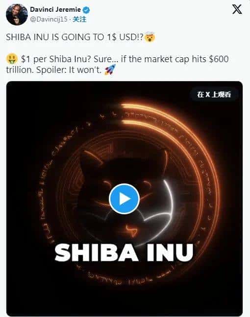 柴犬币能否突破1美元：目标是否遥不可及？