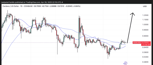 艾达币（ADA）飙升预警！价格或将迎来100%大反弹？